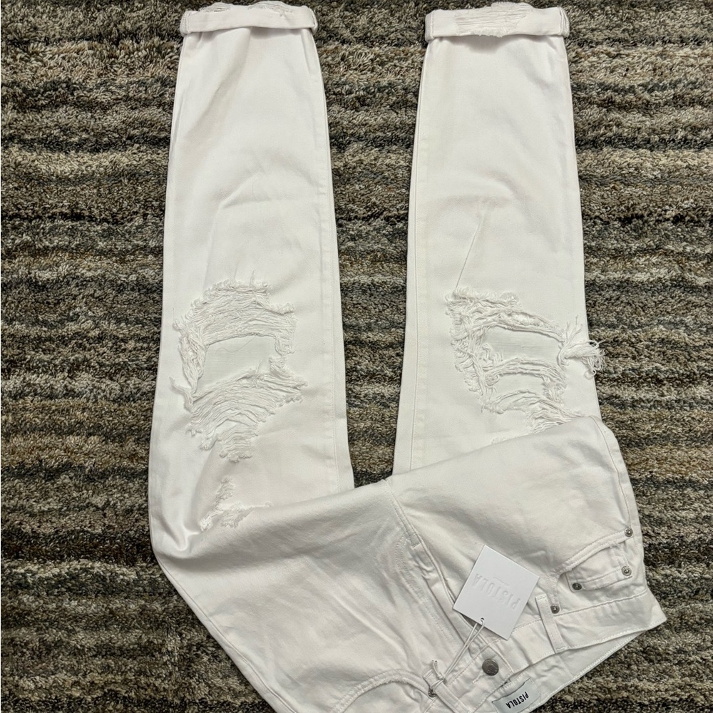 Pistola High Rise Jeans Sz 26 NWT | Pistola Presley High Rise Relaxed Roller NWT - Picture 6 of 14